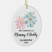 Premier Noël en ornement de maman et papa (Droite)