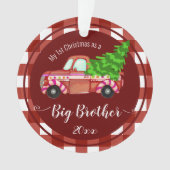 Premier Noël en tant que Big Brother Red Truck (devant)