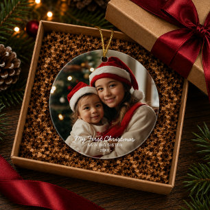 Premier Noël en tant que grande sœur Ornement phot