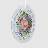 Premier Noël en tant que grands-parents arborant u (devant)