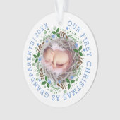 Premier Noël en tant que grands-parents arborant u (devant)