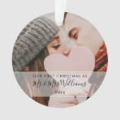 Premier Noël en tant que M. & Mme 2 Photo (devant)