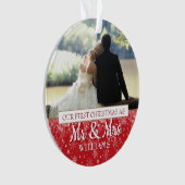 Premier Noël en tant que M. & Mme 2 Photo (devant)