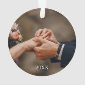 Premier Noël en tant que M. & Mme 2 Photo (dos)