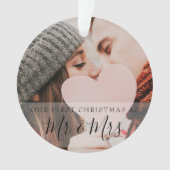 Premier Noël en tant que M. & Mme Photos (devant)