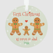 Premier Noël en tant que maman et papa - Pains d'é (dos)