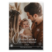 Premier Noël en tant que maman et papa Photo Impri (Devant)