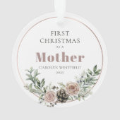 Premier Noël en tant que Mère Nom Année (dos)