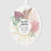 Premier Noël en tant que Monsieur & Madame Boho Pa (devant)