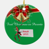 Premier Noël en tant que Parents Ornement personna (Dos)