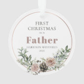 Premier Noël en tant que père Nom Année (dos)