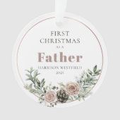 Premier Noël en tant que père Nom Année (devant)
