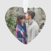 Premier Noël Engagé Acrylique Photo Ornament (dos)
