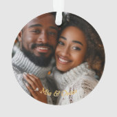 Premier Noël engagé Bell Bow Jaune Keepsaké (dos)