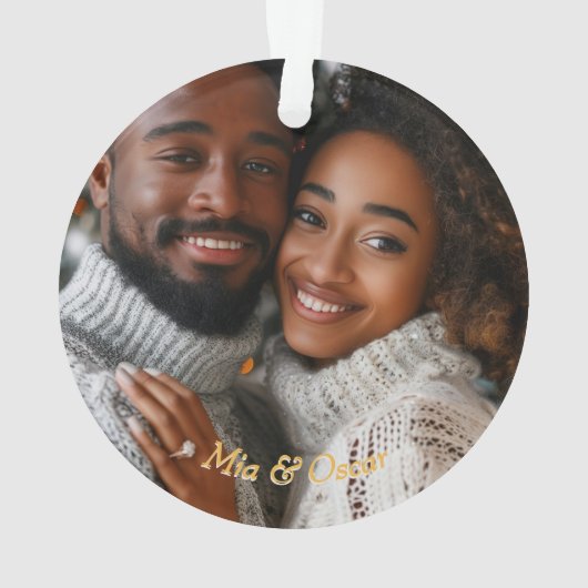 Premier Noël engagé Bell Bow Jaune Keepsaké (dos)