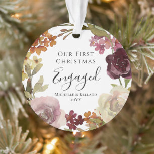 Premier Noël Engagé Floral