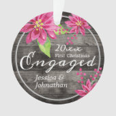 Premier Noël Engagé Floral Rustique (devant)