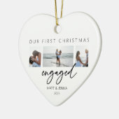 Premier Noël Engagé ornement (Gauche)