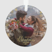 Premier Noël Engagé Wreath Fiançailles doré (dos)