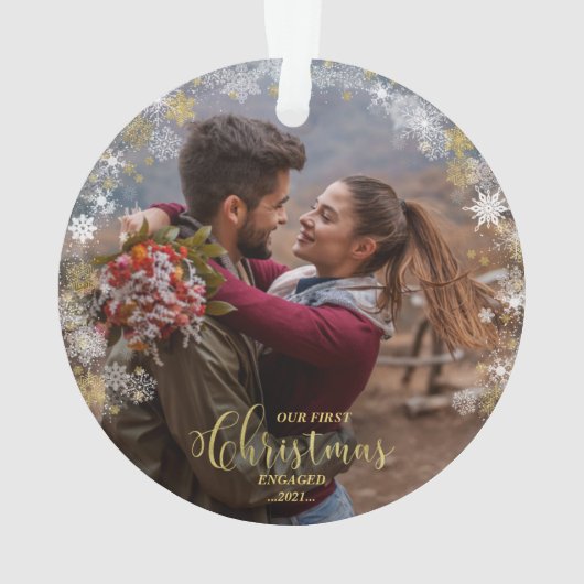 Premier Noël Engagé Wreath Fiançailles doré (dos)