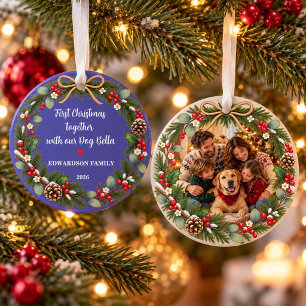 Premier Noël ensemble avec notre photo de Chien