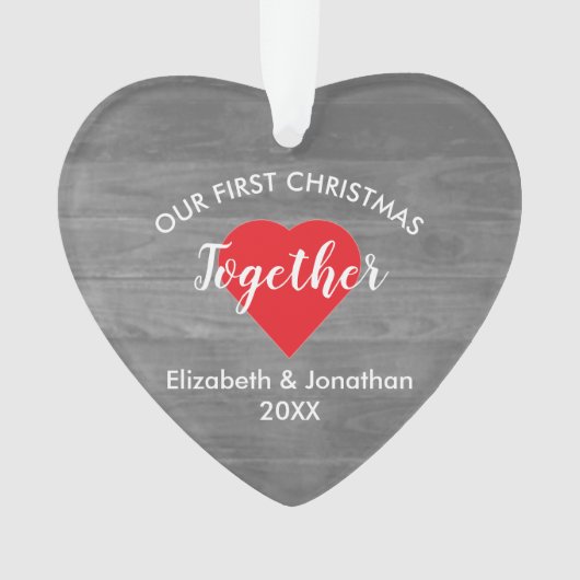 Premier Noël ensemble Bois rustique (devant)