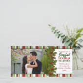 Premier Noël Ensemble Carte photo de vacances (Debout devant)