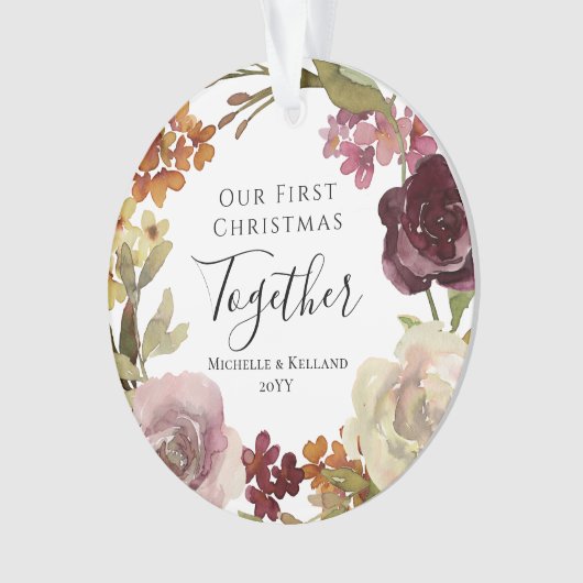 Premier Noël ensemble floral (devant)