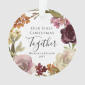 Premier Noël ensemble floral (devant)