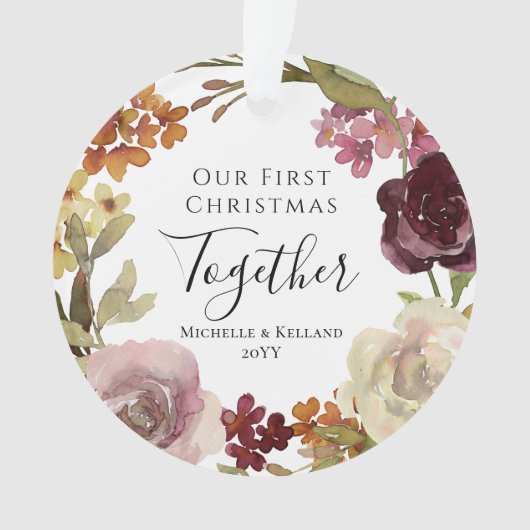 Premier Noël ensemble floral (devant)