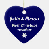 Premier Noël ensemble, ornement (Dos)