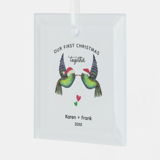 Premier Noël Ensemble Ornement - Inséparables (Avant gauche)