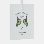 Premier Noël Ensemble Ornement - Inséparables (Avant droite)