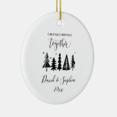 Premier Noël Ensemble Ornement - Noms personnalisé (Droite)