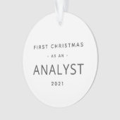 Premier Noël Fête Personnalisée Moderne (devant)