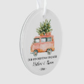 Premier Noël fiancé ou marié grunge van (devant)