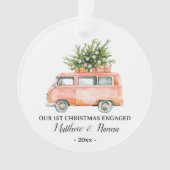 Premier Noël fiancé ou marié grunge van (devant)