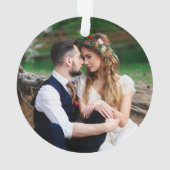 Premier Noël Floral or photo Retour (dos)