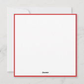 Premier Noël Gingbread Snowman Carte de Noël (Dos)