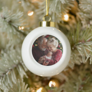 Premier Noël Grand-parents Arbre Ornement Personna