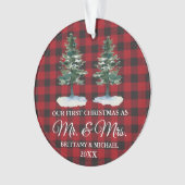 Premier Noël M. Mme Two Pines Red Plaid (devant)