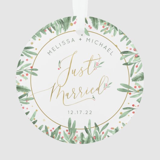 Premier Noël Marié Festif Daté (dos)