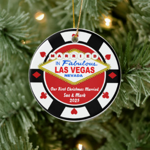 Premier Noël Marié Ornement Vegas 2025