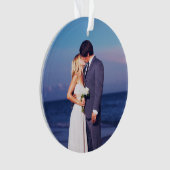 Premier Noël Marié Photo personnalisée Noël (devant)