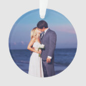 Premier Noël Marié Photo personnalisée Noël (devant)