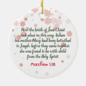 Premier Noël mignon Macaw Parrot bébé Ornement (Dos)