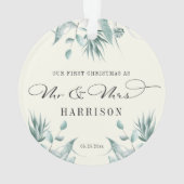 Premier Noël Mr & Mme Eucalyptus Green (dos)