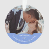 Premier Noël Mr & Mrs Snowflakes Photo (devant)