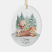 Premier Noël Nom de bébé Ornement (Droite)