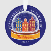 Premier Noël Notre nouvelle maison Snowglobe Noël (devant)